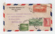 Sur Enveloppe 1935 Par Avion 2 Timbres République D'Haïti Et 2 Timbres Avion. CAD Port Au Prince. (736) - Haïti