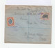 Sur Enveloppe 2 Timbres Guatemala 75 C. Violet Et Noir Et 50 C. Brun Et Rouge. CAD 1908 Violet Xolhuitz. (738) - Guatemala