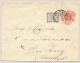 Curacao - 1914 - 5 Cent Wilhelmina, Envelop G1 + 7,5 Cent Van Grootrond SABA Naar Den Haag / Nederland - Curaçao, Nederlandse Antillen, Aruba