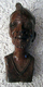 Tête En Bois Sculpté - Art Africain