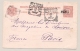 Nederlands Indië - 1902 - 7,5 Cent Cijfer, Briefkaart G12 Z-2 Van Langstempel PAREE Via VK KEDIRI Naar Paris / France - Nederlands-Indië