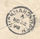 Delcampe - Nederlands Indië - 1898 - 10 Cent Hangend Haar Op 15 Cent Envelop G8 Van VK BANJOEWANGI Naar Northwood / UK - Nederlands-Indië