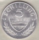 Autriche 5 Schilling 1962 En Argent - Autriche