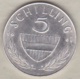 Autriche 5 Schilling 1961 En Argent - Autriche