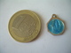 MEDAILLE RELIGIEUSE En ARGENT Et EMAIL Bleu.. NOTRE DAME De LOURDES....2 Scans - Religion & Esotericism