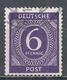 Germany 1946. Scott #535 (U) Numeral Of Value * - Oblitérés