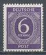 Germany 1946. Scott #535 (M) Numeral Of Value * - Neufs
