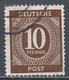 Germany 1946. Scott #537 (U) Numeral Of Value * - Oblitérés