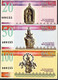 LITUANIA NLP 1,3,5,20,50,100 BALTU 2002 SET ALL SAME LOW NUMBER # 000155 UNC - Lituania