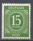 Germany 1946. Scott #541 (M) Numeral Of Value * - Neufs