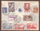 1937  Lettre Avion Pour L'Argentine  9 Timbres! Bériot, Mermoz, Loti, Le Cid Etc - Covers & Documents