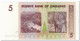 ZIMBABWE,5 DOLLARS,2007,P.66,UNC - Zimbabwe
