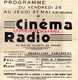 SENEGAL -DAKAR -PROGRAMME CINEMA RADIO- 43 RUE TALMATH- STUDIOS PARAMOUNT-IL EST CHARMANT ALBERT WILLEMETZ-MEG LEMONIER- - Programma's