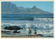 Cape Peninsula - Fishing In The Lively Surf At Bloubergstrand Across The Bay From Cape Town - (South Africa) - Zuid-Afrika