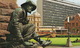 Pretoria: DOUBLE DECK BUS - Church Square - Paul Kruger Monument (bronze) - (South Africa) - Zuid-Afrika