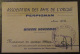 France - Carte De Membre Honoraire De L'Association Des Amis De L'Orgue - Perpignan - 1966 - Cartes De Visite