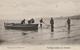 Early Postcard, Wales, Gwbert, Ceredigion, Fishing, Netting Salmon, Cliff Hotel. 1910. - Cardiganshire