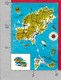 CARTOLINA VG SPAGNA - Mapa De IBIZA Y FORMENTERA - Carta Geografica - 10 X 15 - ANN. 19?? - Carte Geografiche