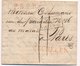 Lettre Mechelen L.P.B.2.R Taxe 11 Paris 1821 - 1815-1830 (Periodo Holandes)