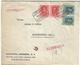 BARCELONA 1927 CC CERTIFICADA A ALEMANIA SELLOS VAQUER - Cartas & Documentos