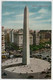 OBELISK, ON 9th OF JULY AVENUE  --BUENOS AIRES  BUENOS  AIRES            2 SCAN      (VIAGGIATA) - Argentina