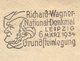 DEUTSCHES REICH 1934. NICE COVER WITH RARE RICHARD WAGNER STEMPEL, LEIPZIG - Storia Postale
