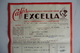 (040) FACTURES DOCUMENTS COMMERCIAUX. 63 PUY DE DOME CLERMONT FERRAND. Cafés EXCELLA. 1951. - Food