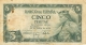 BILLET   ESPAGNE 1954   CINCO PESETAS - 5 Peseten