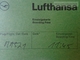 ZA101.14   Airplane - LUFTHANSA Airline  - Boarding Pass MA521 - Boarding Passes