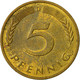 Monnaie, République Fédérale Allemande, 5 Pfennig, 1980, Munich, TTB, Brass - 5 Pfennig