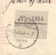 Schweiz - 1888 - 20c Interne Geldanweisung Fr 48,40 From Brigue To St Gallen - Postwaardestukken