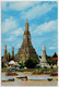 BANGKOK   WAT  AROON   ,TEMPLE  OF  DAWN            2 SCAN      (VIAGGIATA) - Tailandia