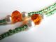 Cordon Lunettes, Miyuki, Green Lined Topaz 724, Cristal Tchèque Facetté, Vert Orange, Perles Verre, Travail Artisanal, - Andere & Zonder Classificatie