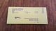 TICKET RATP METRO 1 CLASSE STATION ROME - Europa