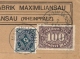Deutsches Reich - 1923 - 100 M + 50M On Commercial Cover From Maximiliansau To Zürich / Schweiz - Brieven En Documenten