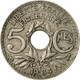 Monnaie, France, Lindauer, 5 Centimes, 1934, Paris, TTB, Copper-nickel, KM:875 - Other & Unclassified