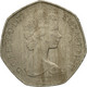 Monnaie, Grande-Bretagne, Elizabeth II, 50 New Pence, 1977, TB, Copper-nickel - 50 Pence