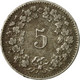 Monnaie, Suisse, 5 Rappen, 1909, Bern, B+, Copper-nickel, KM:26 - Other & Unclassified