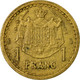 Monnaie, Monaco, Louis II, Franc, Undated (1943), TTB, Aluminium, Gadoury:MC - 1949-1956 Old Francs