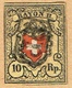 1850 RAYON II TIMBRE OBLITERE & SIGNE C/.S.B.K. Nr:16II/A2. Y&TELLIER Nr:15a. MICHEL Nr:8II. - 1843-1852 Federal & Cantonal Stamps