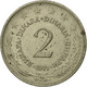 Monnaie, Yougoslavie, 2 Dinara, 1971, TB+, Copper-Nickel-Zinc, KM:57 - Yougoslavie