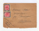 Sur Enveloppe Deux Timbres Soudan Méharistes Postiers 5 C. Noir Et Rose. CAD 1920. (745) - Soudan (...-1951)