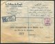 1949 British Post Office Tangier Registered Cover, La Tribune Du People - Argus Press Agency, Geneva Switzerland - Bureaux Au Maroc / Tanger (...-1958)