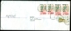 Nigeria 1997 Cover From Apapa To Holland Mi 606 And 668 (2 Strips Of 2) - Nigeria (1961-...)