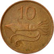 Monnaie, Iceland, 10 Aurar, 1981, TB, Bronze, KM:25 - Island