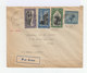 Enveloppe Par Avion 1931. Trois Timbres Congo Belge Service Postal Aérien. Un Timbre Oubangui. (766) - Lettres & Documents