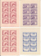 BELGIAN CONGO SMALL SHEETS MNH + THE COVER OF THE BOOKLET C5 - Neufs