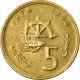 Monnaie, Maroc, Al-Hassan II, 5 Santimat, 1974, Paris, TB+, Aluminum-Bronze - Maroc