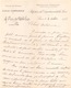 Lettre à En Tête Manuscrite Ville De Paris école Communale Du 4 Octobre 1932 - Manuscrits