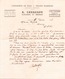 Lettre à En-tête A.Cavarape Placages Et Grumes Du 18 Février 1937 - Manuscrits